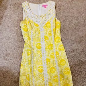 Lilly Pulitzer 00 Yellow Dress!